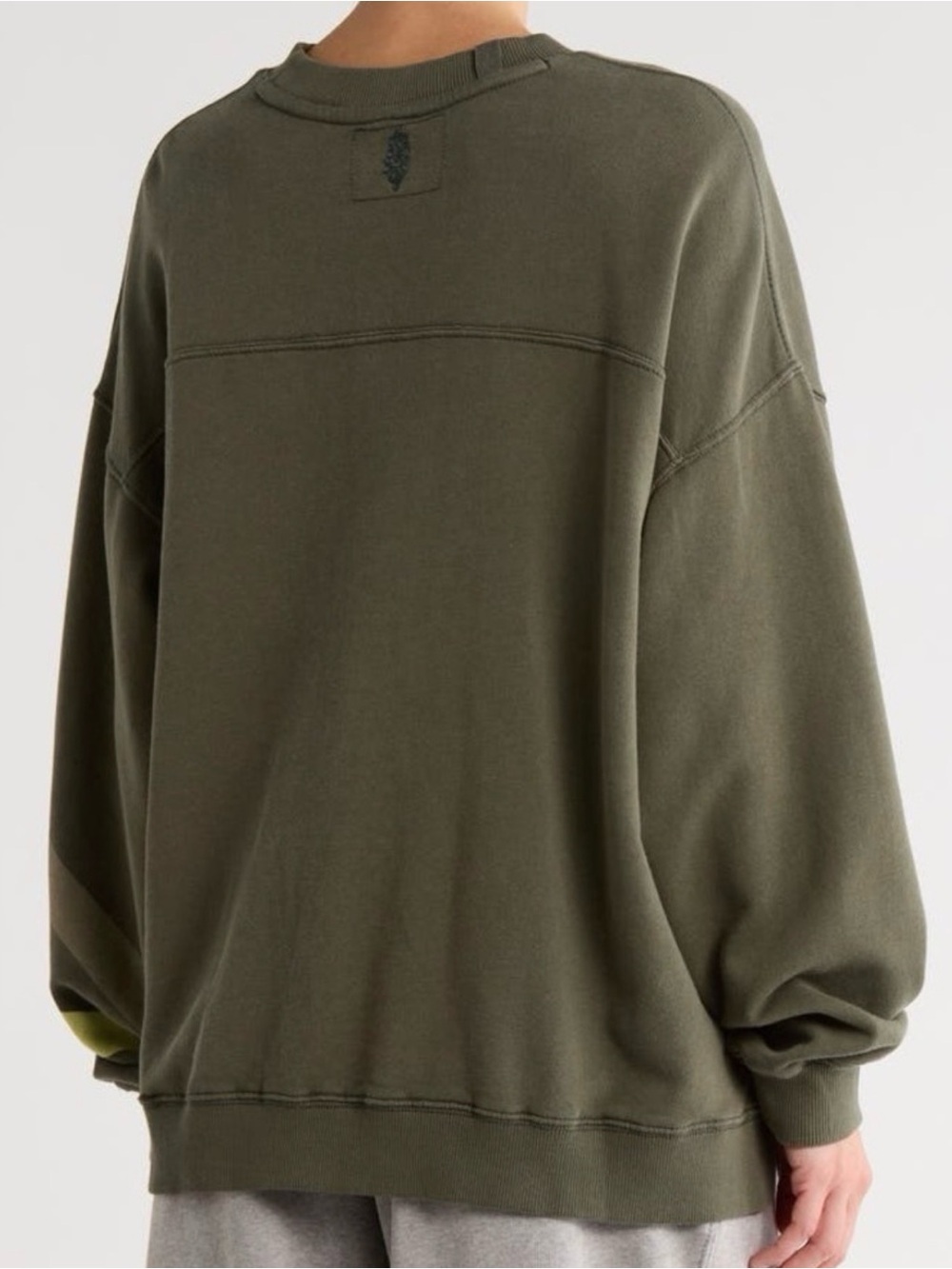 FP Movement All Star Logo Pullover Olive NWT - Picture 2 of 11